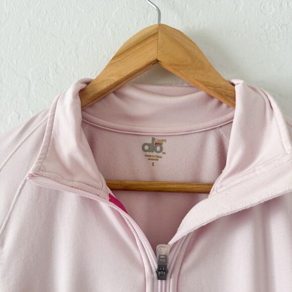 Alo Yoga Light Pink Full Zip Jacket - Picture 2 of 8